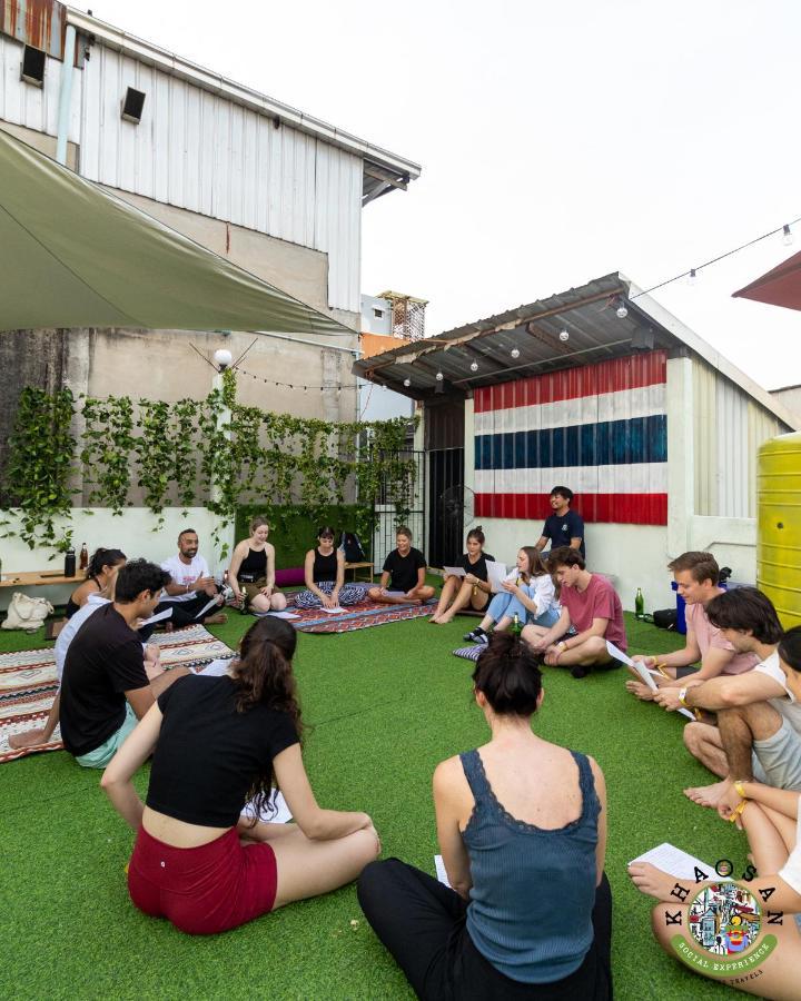 Khao San Social Capsule Hostel Bangkok Exterior foto